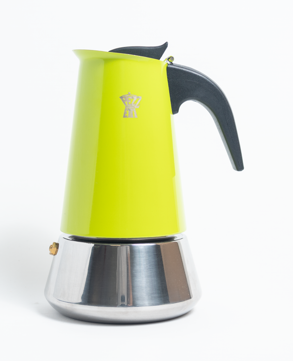 Pezzetti Stove Top Espresso Coffee Pot - Suitable for Induction Hob (3 Cup) - Tea Traders