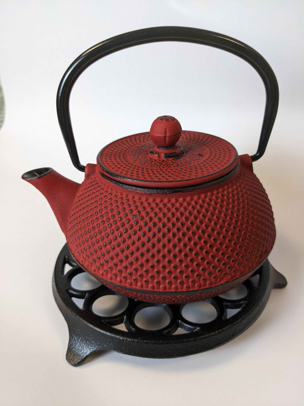 Cast Iron Infuser Teapot - Hobnail - 800ml