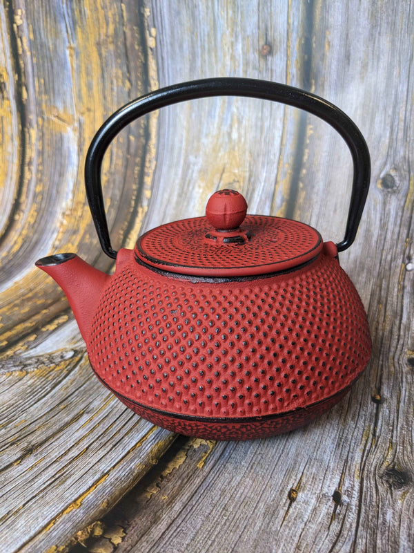Cast Iron Infuser Teapot - Hobnail - 800ml