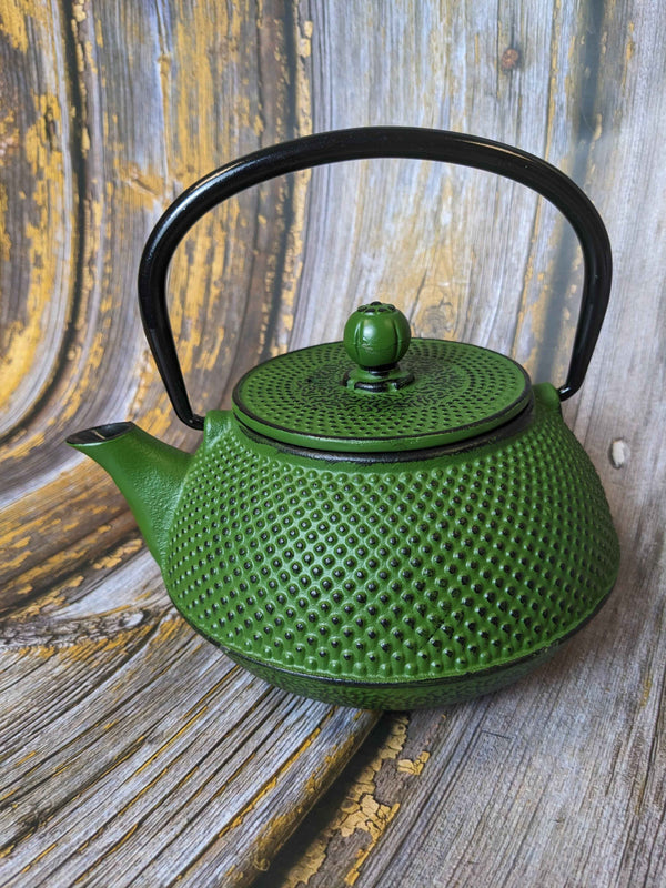 Cast Iron Infuser Teapot - Hobnail - 800ml