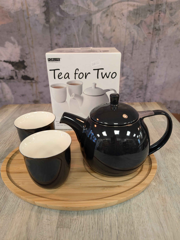 Forlife Tea for Two - Infuser Teapot & Cups - 700ml / 24oz