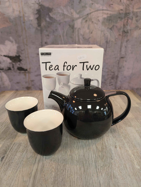 Forlife Tea for Two - Infuser Teapot & Cups - 700ml / 24oz