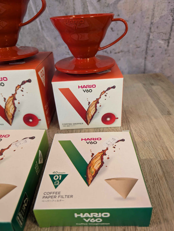 V60 Hario Coffee Dripper & Filters