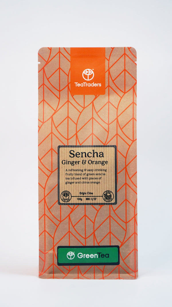 Sencha - Fruity Green Tea - Ginger & Orange