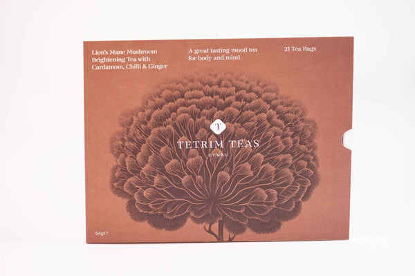 TeTrim Tea - Lion's Mane Mushroom Tea with Cardamom, Chilli & Ginger