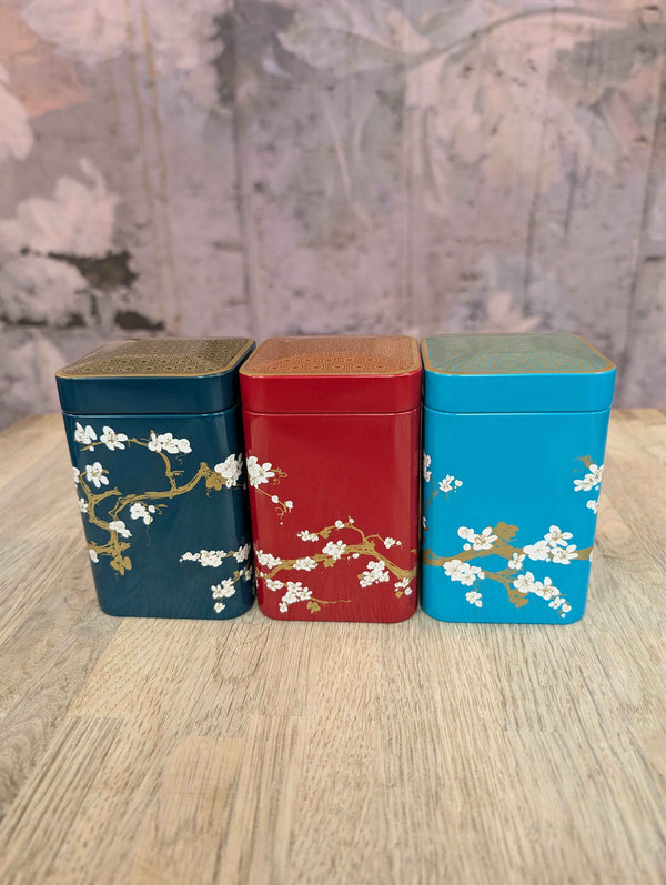Cherry Blossom Tea Caddy