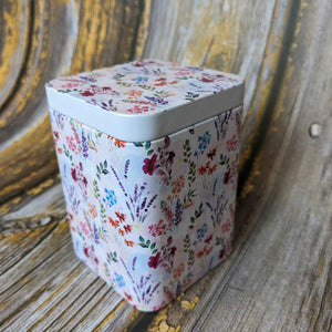 Tea Caddy - Floral Pattern