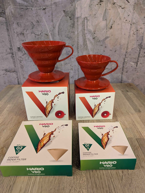 V60 Hario Coffee Dripper & Filters
