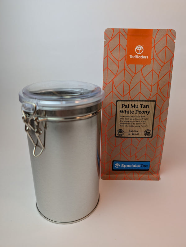 Tea Caddy - Clip Lid - Tea Traders