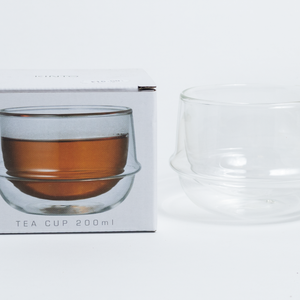 Kinto Kronos Double Wall Tea Cup - Tea Traders